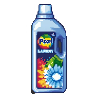 box of laundry detergent powder sticker