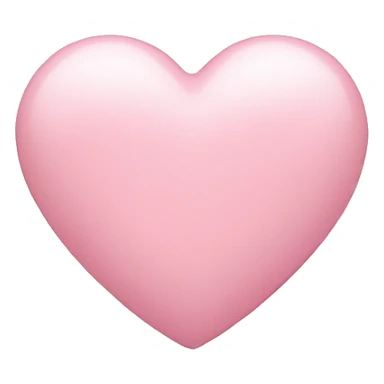 Light pink love heart sticker