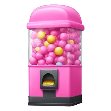 Pink bubblegum machine  sticker