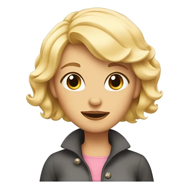 Blonde Cat lady very attractive sticker