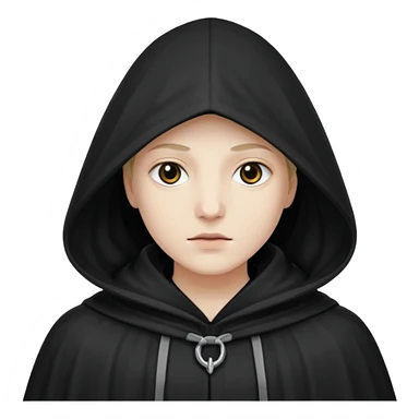 people with cloaks sticker