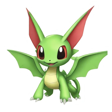 Cool Edgy Cute Chibi Legendary Shiny Fakemon-Pokémon-Genesect-Flygon With Full Body Detailed High Quality sticker