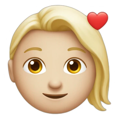 un cœur avec la lettre S sticker