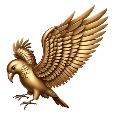 artificial ancient bird wings  sticker