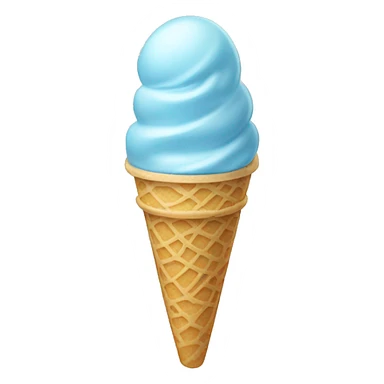 light blue ice cream  sticker