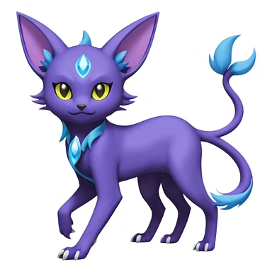 Luxray-Absol-Espeon-Dewott-fusion sticker