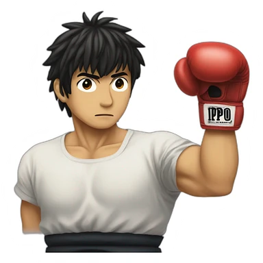ippo makunouchi boxing position sticker