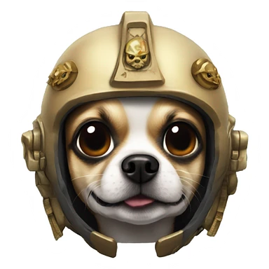 chihuahua spacemarine sticker