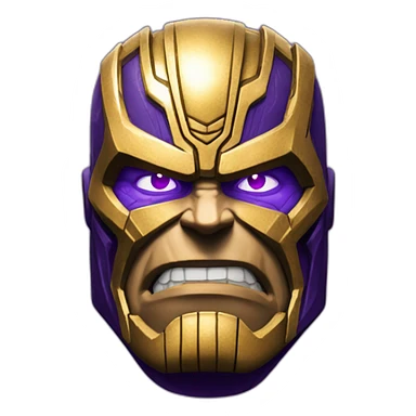 thanos aggresive sticker