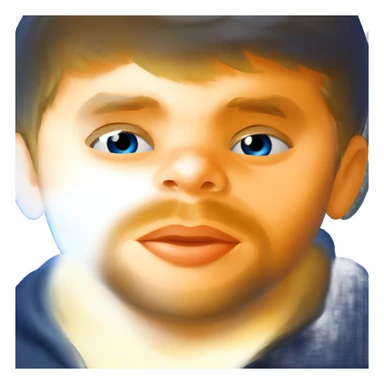 blonde boy with blue eyes sticker