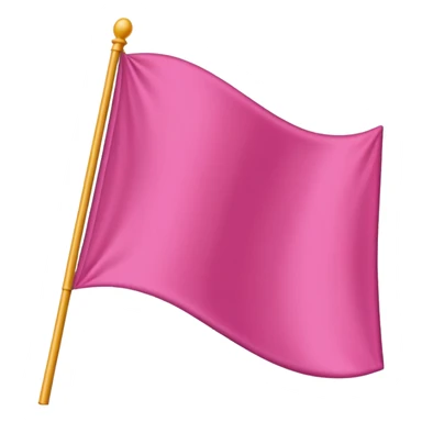 Pink flag sticker