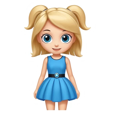 Powerpuff girl bubble sticker