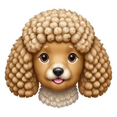poodle dog sticker