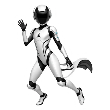 Futuristic Jordan ￼ sticker