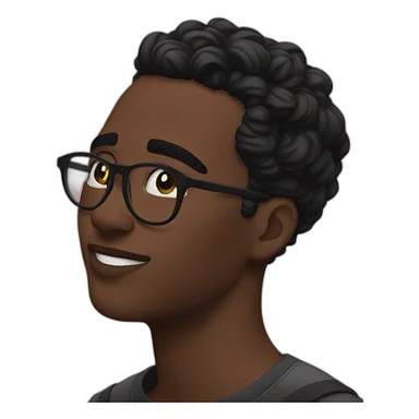 Black aesthetic sticker