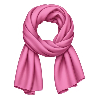 pink scarf  sticker