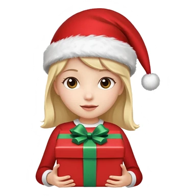 Christmas Girl sticker