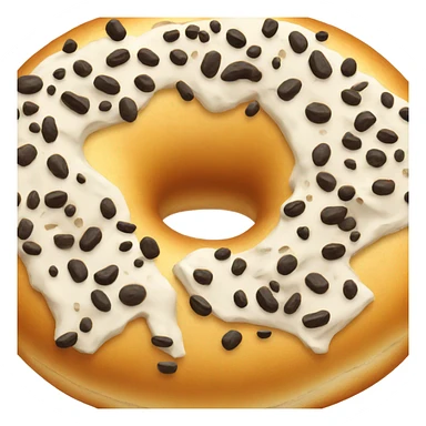 Everything bagel sticker