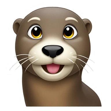 Otter with a gub sticker