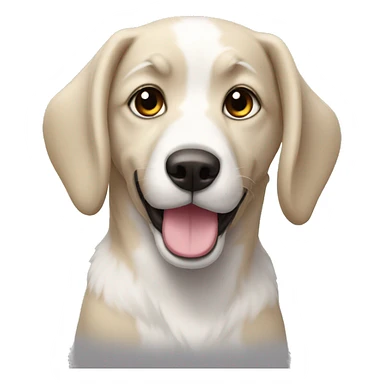 perrita blanca  sticker