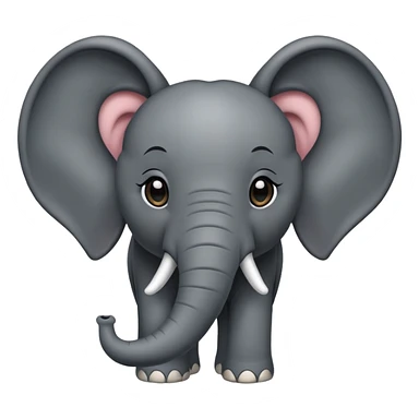 black elephant sticker