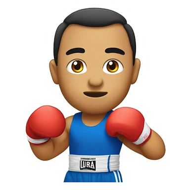 Una oveja peleneando boxeo  sticker