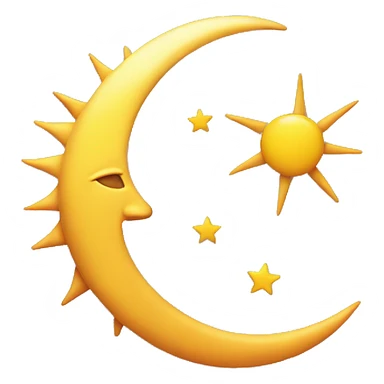 Sun/Moon sticker