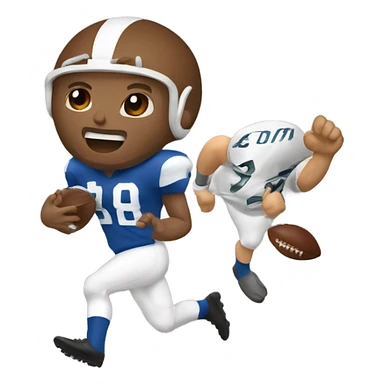 Mike McRoberts scoring touchdown  sticker