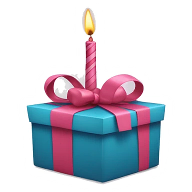 Birthday gift sticker