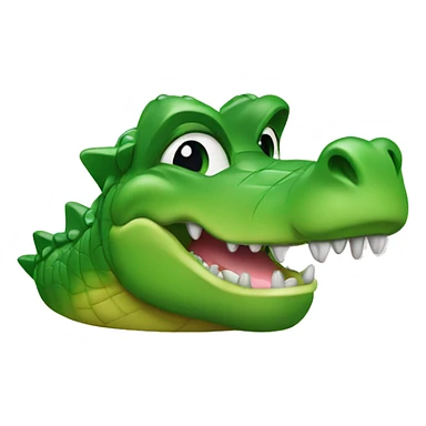 croco with crystal sticker