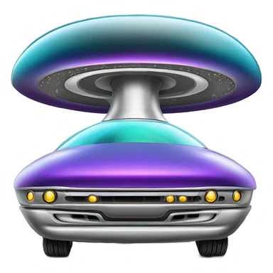 UFO lowrider sticker