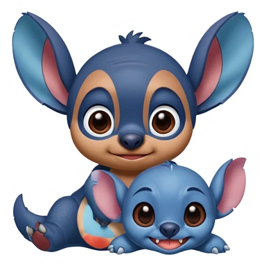 Lilo and stitch make stitch cute cuter make it look relaistic sticker