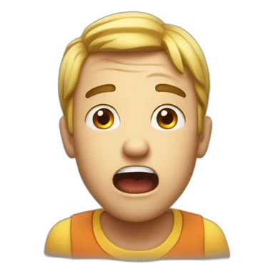 astonished face sticker