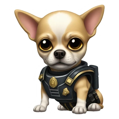 chihuahua spacemarine sticker