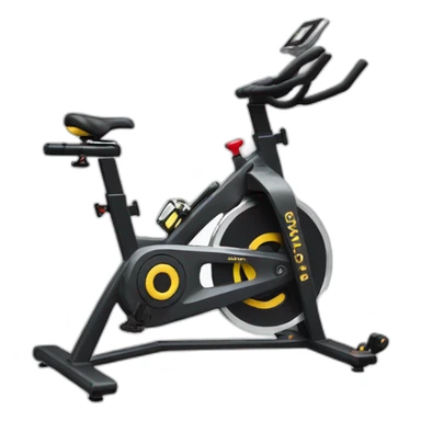 Spinning bike sticker