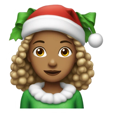 Christmas Girl  sticker