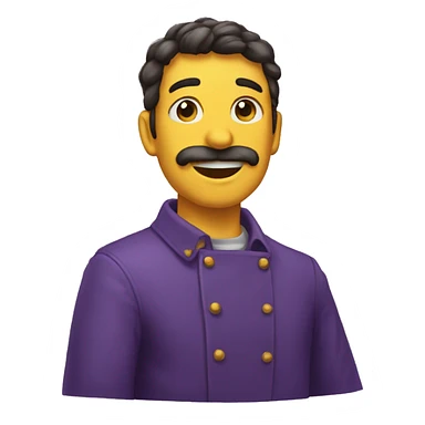 Berenjena y durazno sticker