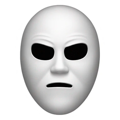 scary movie mask sticker