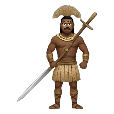 Fijian Warrior sticker