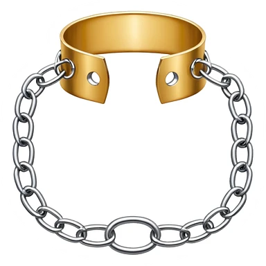 luxury fetish collar, silver chrome, smooth rounded metal, dominant erotic mood sticker