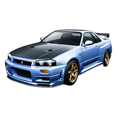 Nissan skyline r34 sticker