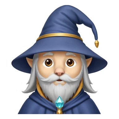 a wizard wolf sticker