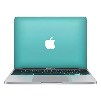 macbook Turquoise colors sticker