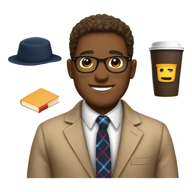 Preppy emojis sticker