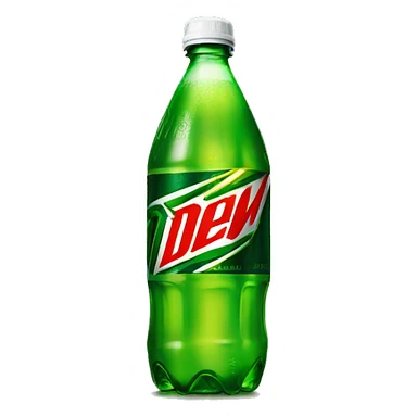 Mountain Dew bottle sticker