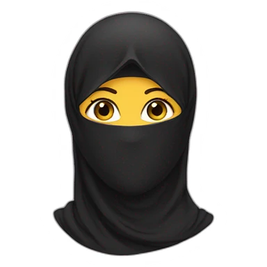 niqab sticker