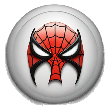 spiderman logo sticker