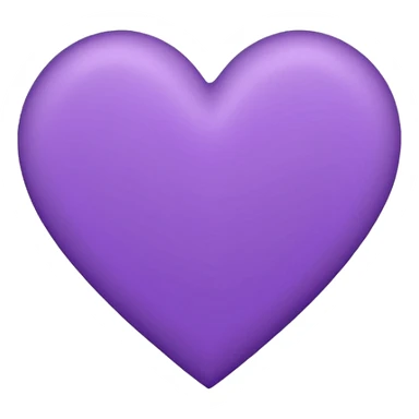  paper with Hand-drawn purple heart contur sticker