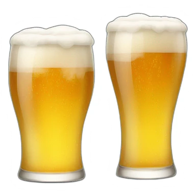 Smiling Cold glass of beer emoji sticker