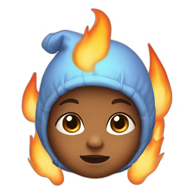 baby fire sticker